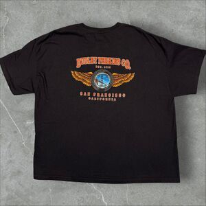 Vintage 90s Harley Davidson San Francsico 1999 Dudley Perkins Co. Double Sided